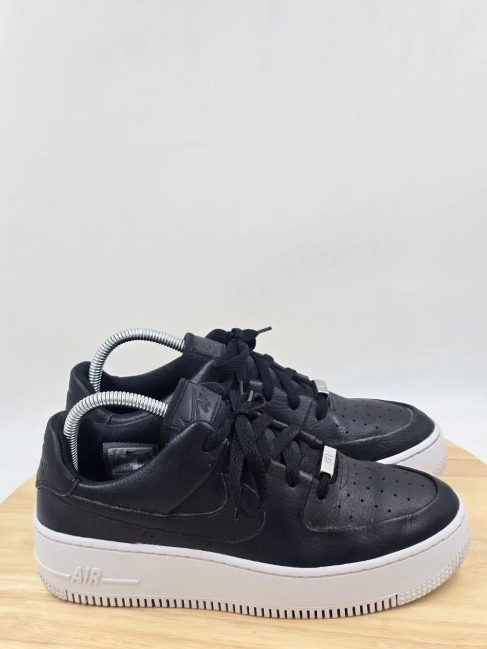 Nike WMNS Air Force 1 Sage Low Black White Shoes AR5339-002 Women's Size 9